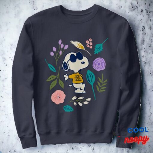 Peanuts In Bloom Snoopy Joe Cool Sweatshirt 1