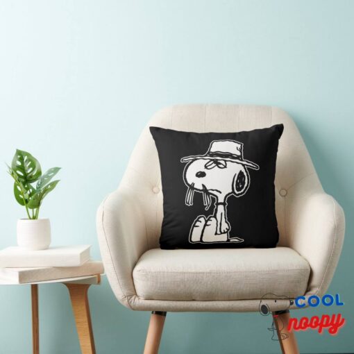 Peanuts Its Snoopys Brother Spike Throw Pillow 3