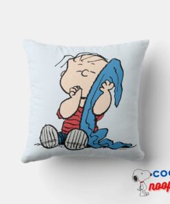 Peanuts Linus His Blanket Throw Pillow 4