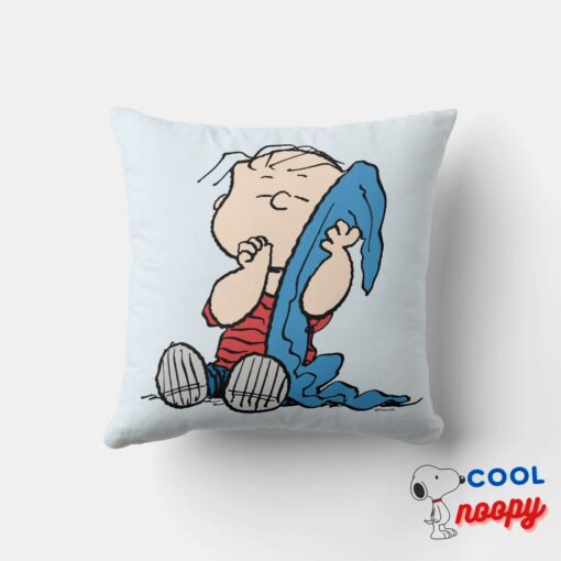 Peanuts Linus His Blanket Throw Pillow 4