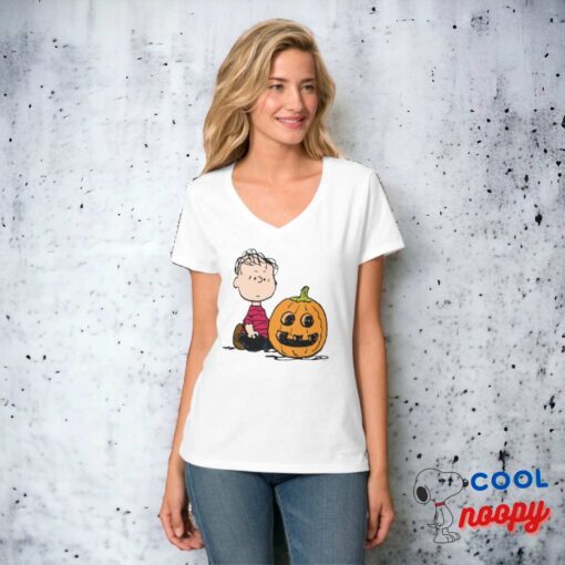 Peanuts Linus Jack O Lantern T Shirt 2