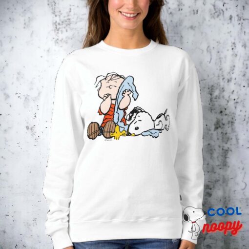 Peanuts Linus Snoopy Woodstock Napping Sweatshirt 3