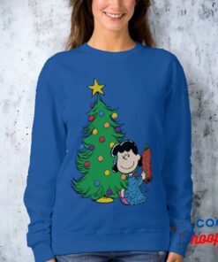 Peanuts Lucy Christmas Tree Sweatshirt 1