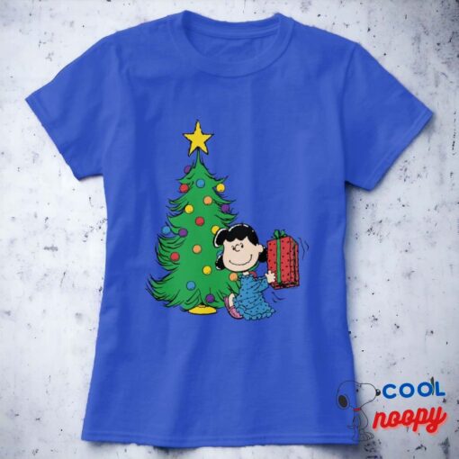 Peanuts Lucy Christmas Tree T Shirt 10