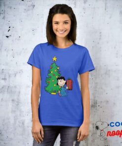 Peanuts Lucy Christmas Tree T Shirt 13