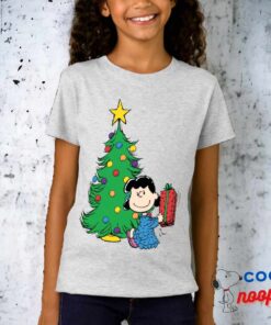 Peanuts Lucy Christmas Tree T Shirt 15