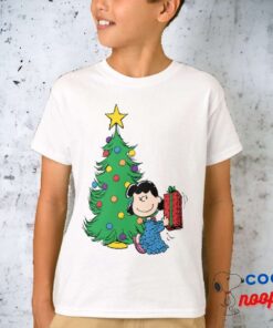 Peanuts Lucy Christmas Tree T Shirt 2