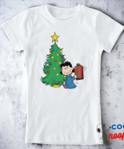 Peanuts Lucy Christmas Tree T Shirt 4