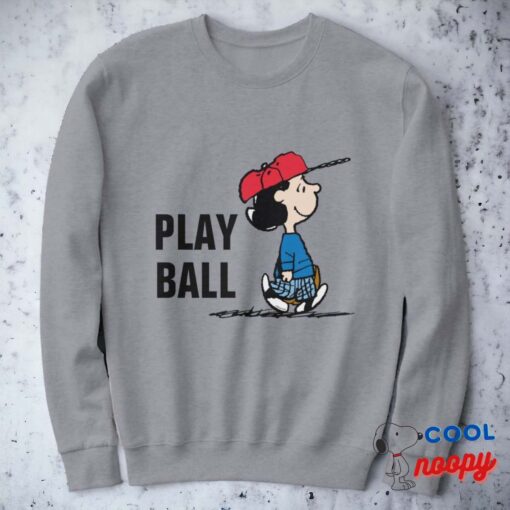 Peanuts Lucy Playing Baseball Sweatshirt 2