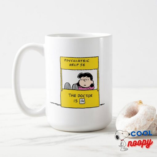 Peanuts Lucy The Doctor Is In Mug 15