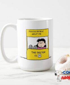 Peanuts Lucy The Doctor Is In Mug 5