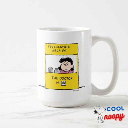 Peanuts Lucy The Doctor Is In Mug 7