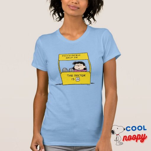 Peanuts Lucy The Doctor Is In T Shirt 8