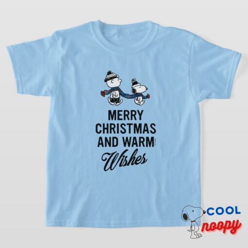 Peanuts Merry Christmas Snoopy Charlie Brown T Shirt 10
