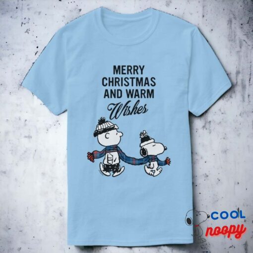 Peanuts Merry Christmas Snoopy Charlie Brown T Shirt 6