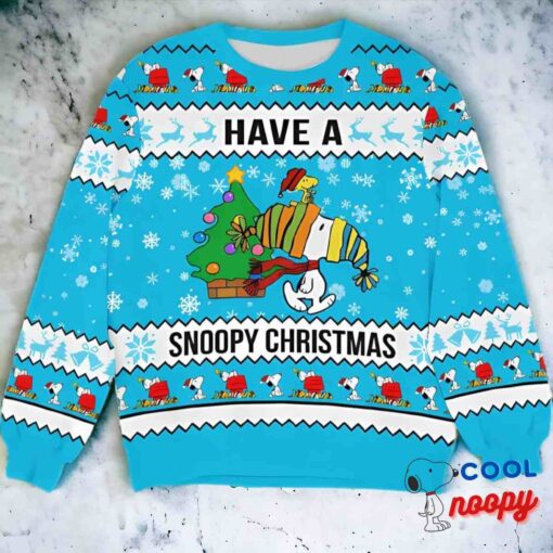 Peanuts Merry Christmas Snoopy Ugly Sweater 1