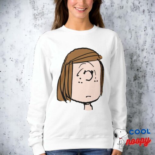 Peanuts Peppermint Patty Confused Face Sweatshirt 4