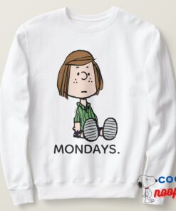 Peanuts Peppermint Patty Sitting Sweatshirt 2