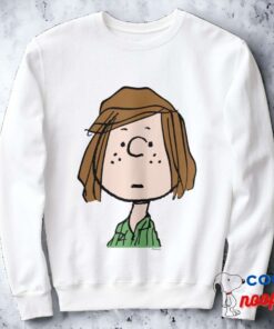 Peanuts Peppermint Patty Wow Face Sweatshirt 1
