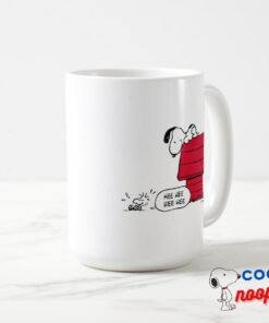 Peanuts Red Black Pattern Mug 6