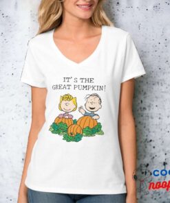 Peanuts Sally Linus In The Pumpkin Field T Shirt 8
