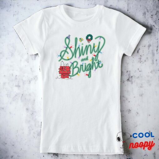 Peanuts Shiny And Bright Christmas T Shirt 3