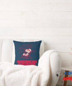 Peanuts Snoopy American Summer Throw Pillow 2