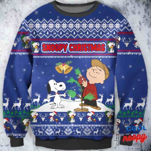Peanuts Snoopy And Charlie Brown Christmas Ugly Sweater 1