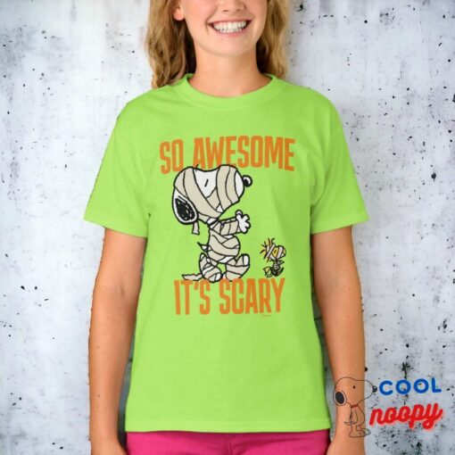 Peanuts Snoopy And Woodstock Mummies T Shirt 17