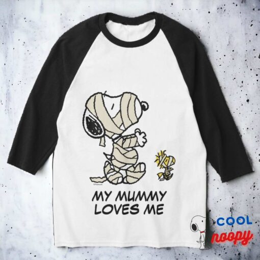 Peanuts Snoopy And Woodstock Mummies T Shirt 2