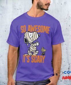 Peanuts Snoopy And Woodstock Mummies T Shirt 3