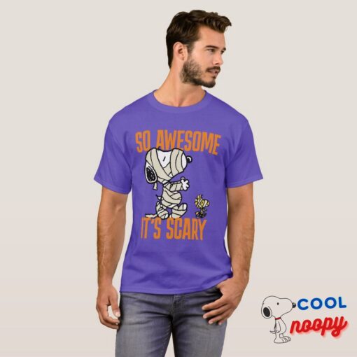 Peanuts Snoopy And Woodstock Mummies T Shirt 5