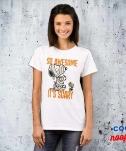 Peanuts Snoopy And Woodstock Mummies T Shirt 9