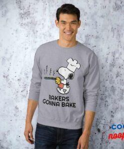 Peanuts Snoopy Baking Cookies Sweatshirt 10