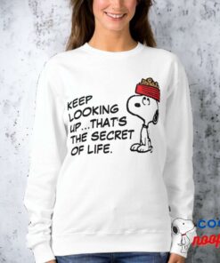 Peanuts Snoopy Balancing His Dog Dish Sweatshirt 1