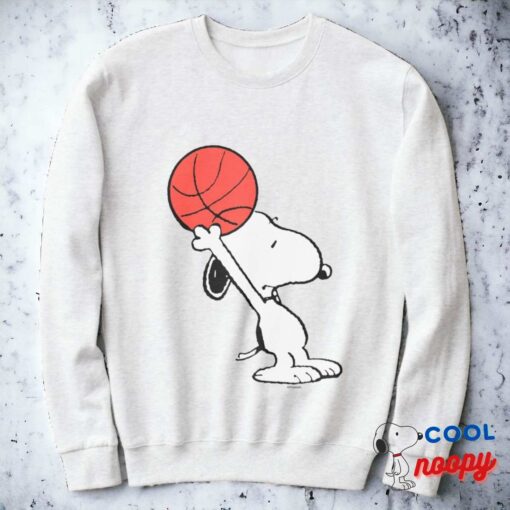 Peanuts Snoopy Basketball Hoop Shot Sweatshirt 1