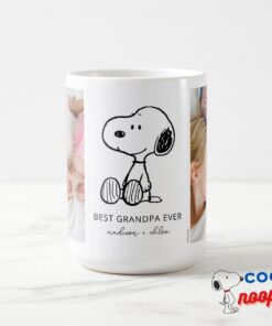 Peanuts Snoopy Best Grandpa Ever Photo Coffee Mug 6