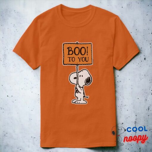 Peanuts Snoopy Boo T Shirt 2