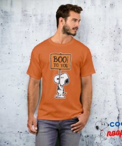 Peanuts Snoopy Boo T Shirt 3