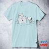 Peanuts Snoopy Builds A Snowman T Shirt 15