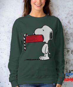 Peanuts Snoopy Candy Cane Food Dish Sweatshirt 7