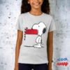 Peanuts Snoopy Candy Cane Food Dish T Shirt 9