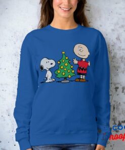 Peanuts Snoopy Charlie Brown Christmas Tree Sweatshirt 2