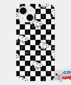 Peanuts Snoopy Checkered Flag Case Mate Iphone Case 8