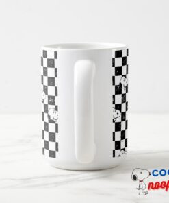 Peanuts Snoopy Checkered Flag Mug 3