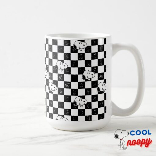 Peanuts Snoopy Checkered Flag Mug 4