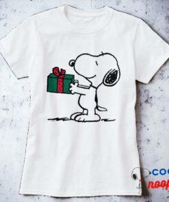 Peanuts Snoopy Christmas Gift Giver T Shirt 2