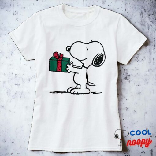 Peanuts Snoopy Christmas Gift Giver T Shirt 2