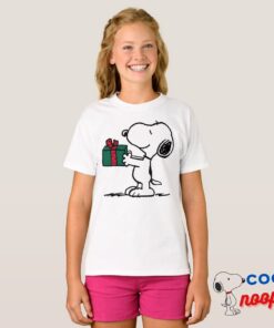Peanuts Snoopy Christmas Gift Giver T Shirt 4