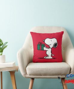 Peanuts Snoopy Christmas Gift Giver Throw Pillow 3